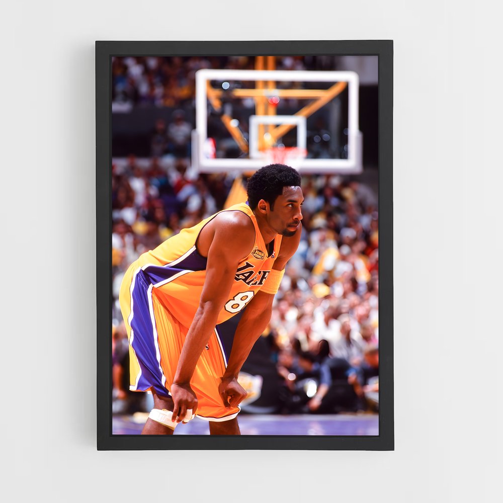 Poster Kobe parquet – affiche Basketball (vue 2)